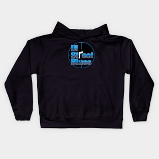 Ill Street Blues (Blue) Kids Hoodie